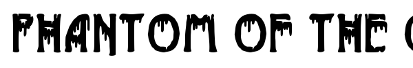 Phantom of the Opera font preview